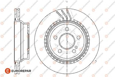 1667862280 EUROREPAR Тормозной диск