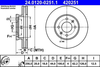 24012002511 ATE Тормозной диск