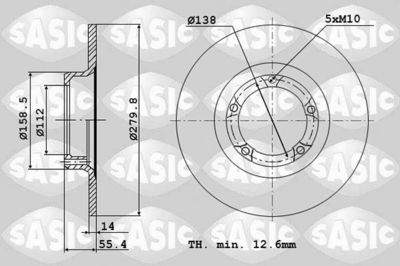 2464694J SASIC Тормозной диск