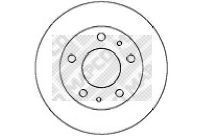 25037 MAPCO Тормозной диск