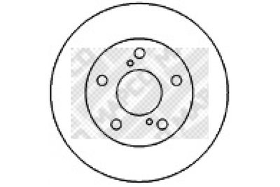 25566 MAPCO Тормозной диск