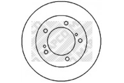 25592 MAPCO Тормозной диск