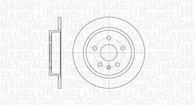 361302040101 MAGNETI MARELLI Тормозной диск