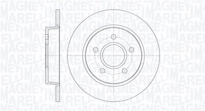 361302040107 MAGNETI MARELLI Тормозной диск