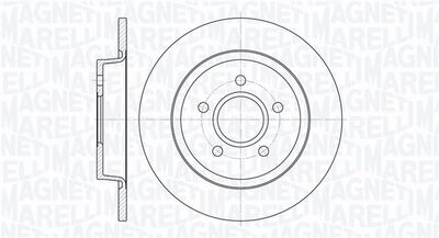 361302040109 MAGNETI MARELLI Тормозной диск