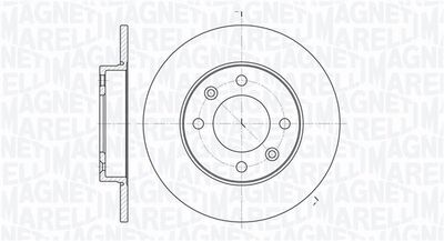 361302040111 MAGNETI MARELLI Тормозной диск