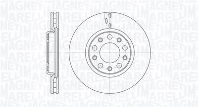 361302040112 MAGNETI MARELLI Тормозной диск