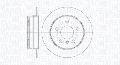 361302040113 MAGNETI MARELLI Тормозной диск