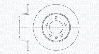 361302040121 MAGNETI MARELLI Тормозной диск