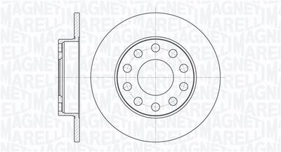 361302040125 MAGNETI MARELLI Тормозной диск