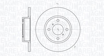361302040127 MAGNETI MARELLI Тормозной диск