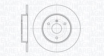361302040131 MAGNETI MARELLI Тормозной диск