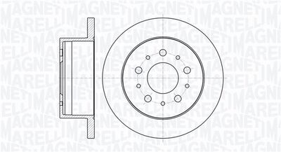 361302040133 MAGNETI MARELLI Тормозной диск