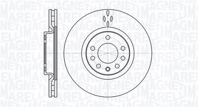 361302040138 MAGNETI MARELLI Тормозной диск