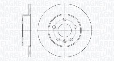 361302040141 MAGNETI MARELLI Тормозной диск