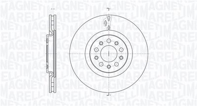 361302040142 MAGNETI MARELLI Тормозной диск