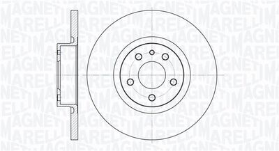 361302040145 MAGNETI MARELLI Тормозной диск