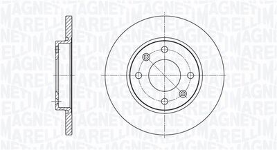 361302040147 MAGNETI MARELLI Тормозной диск
