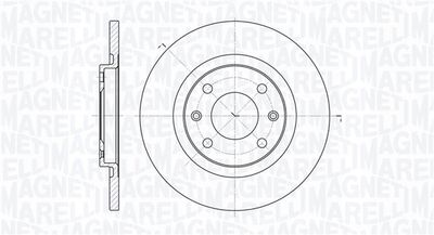 361302040149 MAGNETI MARELLI Тормозной диск