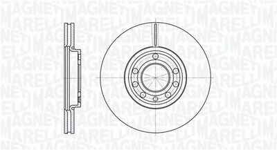 361302040122 MAGNETI MARELLI Тормозной диск