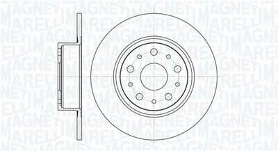 361302040155 MAGNETI MARELLI Тормозной диск