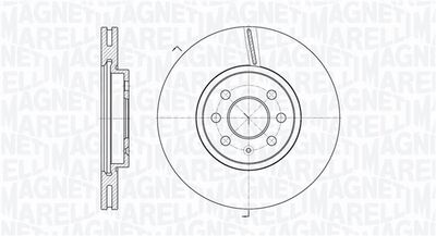 361302040156 MAGNETI MARELLI Тормозной диск