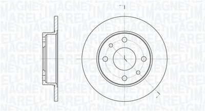 361302040169 MAGNETI MARELLI Тормозной диск