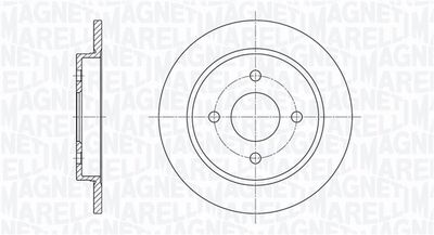361302040171 MAGNETI MARELLI Тормозной диск