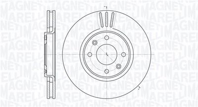 361302040172 MAGNETI MARELLI Тормозной диск