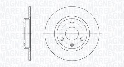 361302040173 MAGNETI MARELLI Тормозной диск