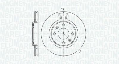 361302040174 MAGNETI MARELLI Тормозной диск