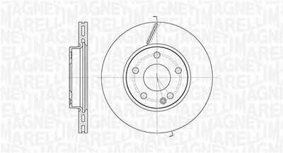 361302040178 MAGNETI MARELLI Тормозной диск