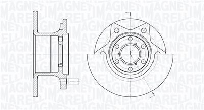 361302040179 MAGNETI MARELLI Тормозной диск