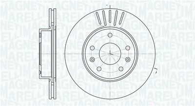 361302040188 MAGNETI MARELLI Тормозной диск