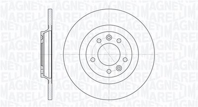 361302040205 MAGNETI MARELLI Тормозной диск
