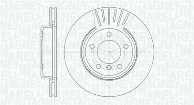 361302040208 MAGNETI MARELLI Тормозной диск