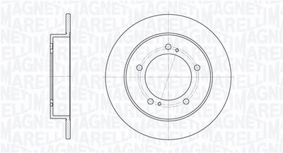 361302040209 MAGNETI MARELLI Тормозной диск