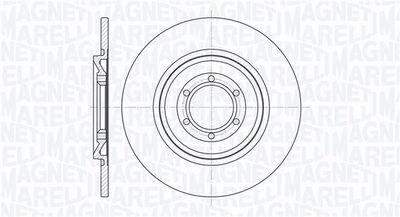 361302040215 MAGNETI MARELLI Тормозной диск
