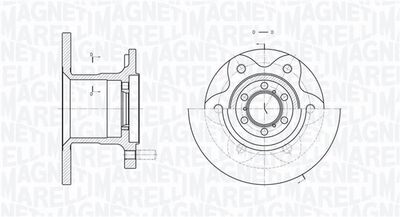 361302040219 MAGNETI MARELLI Тормозной диск