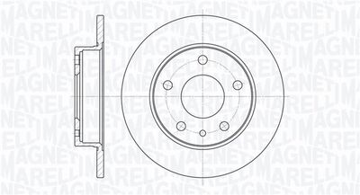 361302040221 MAGNETI MARELLI Тормозной диск