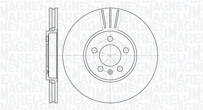 361302040689 MAGNETI MARELLI Тормозной диск