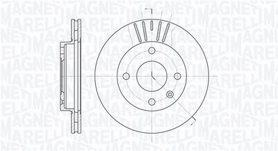 361302040226 MAGNETI MARELLI Тормозной диск