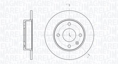 361302040227 MAGNETI MARELLI Тормозной диск