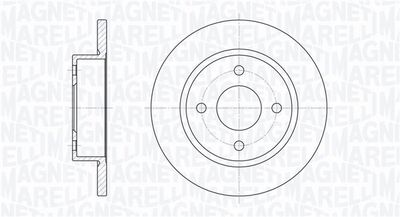 361302040235 MAGNETI MARELLI Тормозной диск
