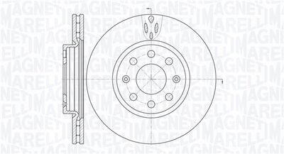 361302040236 MAGNETI MARELLI Тормозной диск