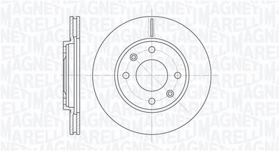 361302040244 MAGNETI MARELLI Тормозной диск