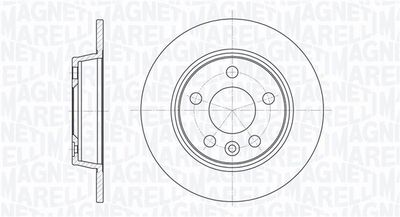 361302040245 MAGNETI MARELLI Тормозной диск