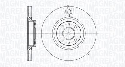 361302040260 MAGNETI MARELLI Тормозной диск