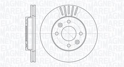 361302040262 MAGNETI MARELLI Тормозной диск