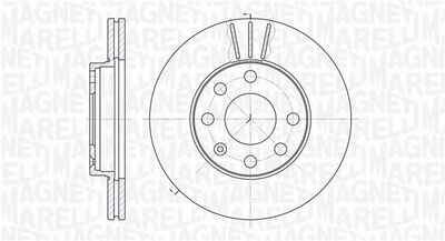 361302040264 MAGNETI MARELLI Тормозной диск